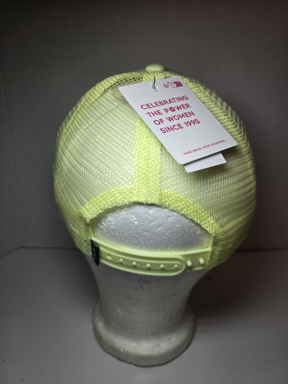 Wmns Neon Yellow Patterned Roxy Trucker Hat - - Picture 3 of 6